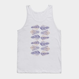 Watercolor pine trees - purple Tank Top